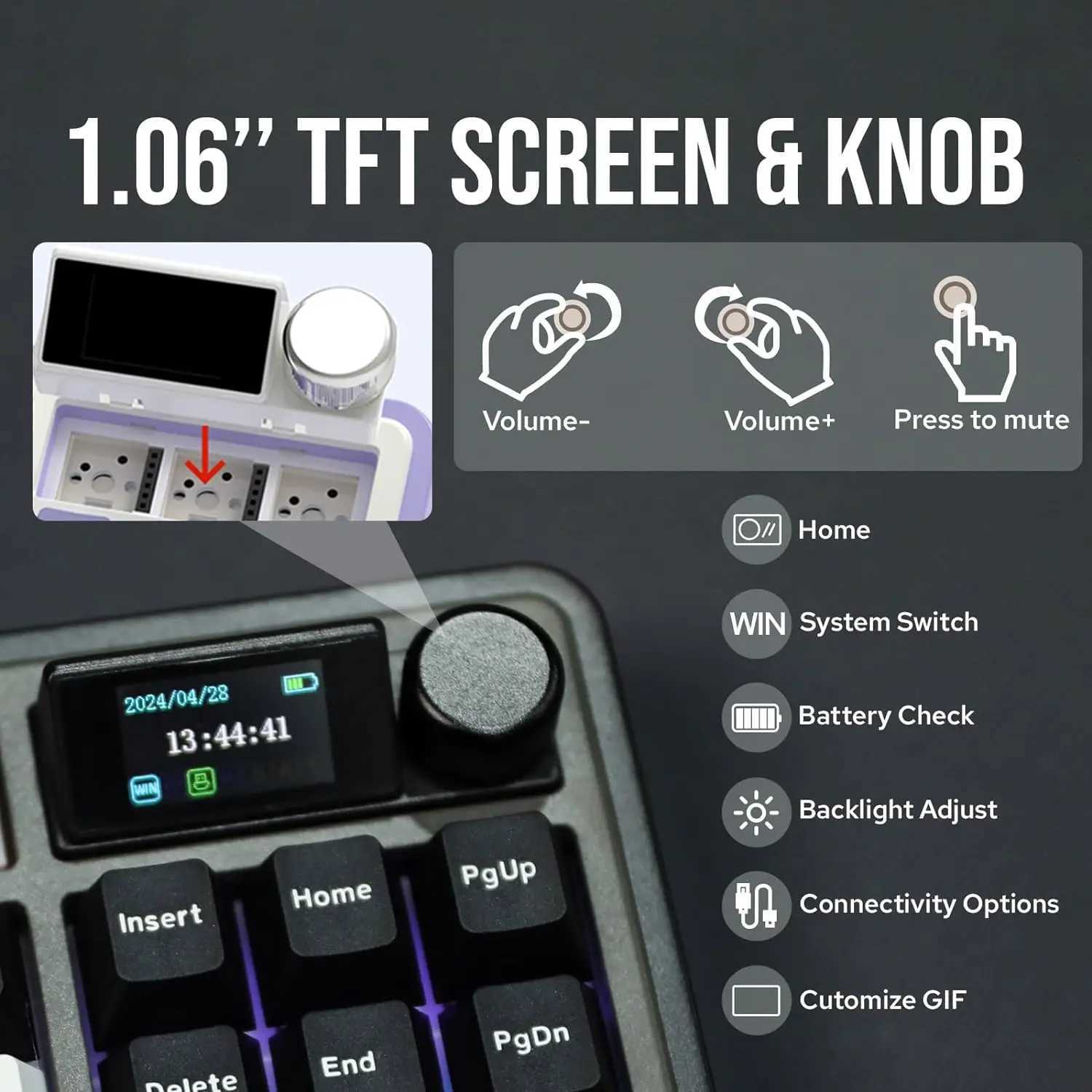 Ajazz AK870 Tri-mode Gaming Mechanical Keyboard Hot Swap RGB Wired/ /Wireless Gamer Keyboard Gasket For Laptop TabletM251128