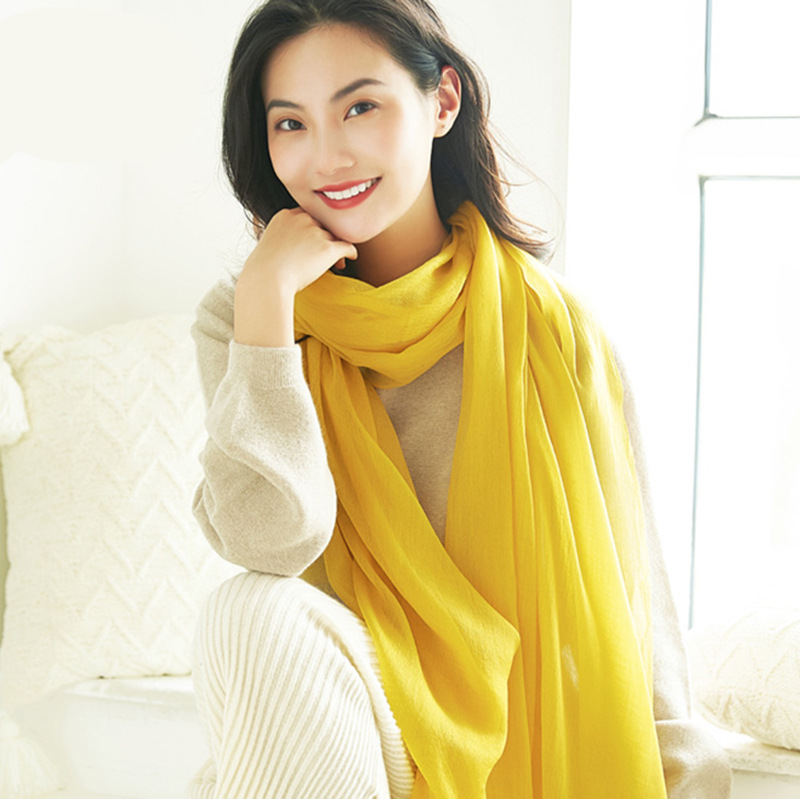 K560 Wholesale solid color Inner Mongolia water-soluble cashmere scarf women's summer air-conditioned room outdoor solid color ring cashmere suns