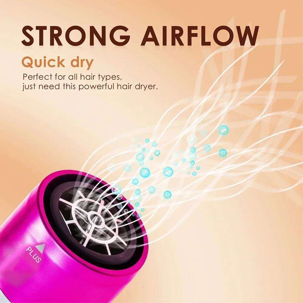 5 In 1 Multifunctional Hair Dryer Straightener Curling Iron With Brush Hot Air Comb Styling Set
