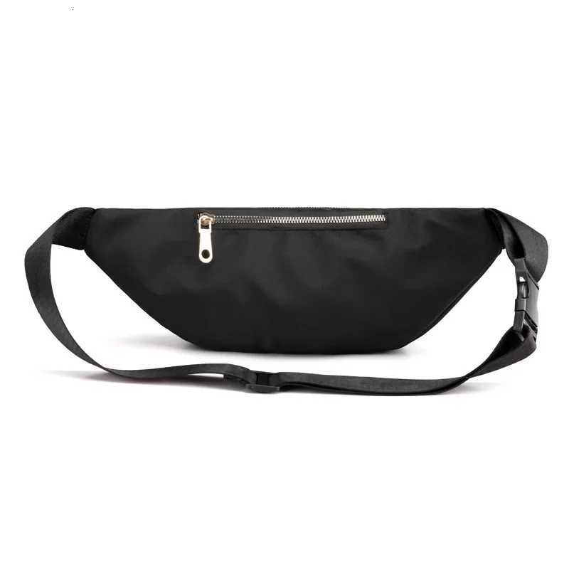 Simple Nylon Waist Bag Multi Zipper Chest Bag Casual Crossbody Fanny Pack For Outdoor Sport Running Hiking CyclingT251128