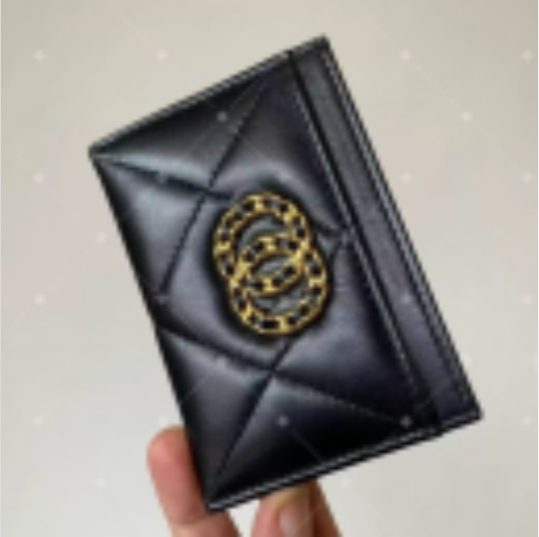 New Top Quality Men Womens Classic Casual Credit Card Holders Cowhide Real Leather Ultra Slim Wallet Packet Bag for Mans Corn Purses 10.5*7.5*0.5cm