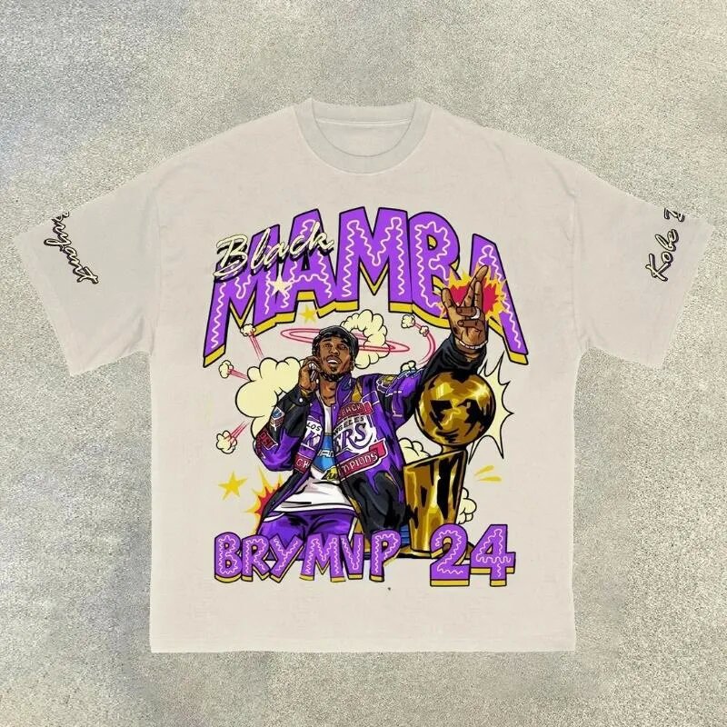 Basketball Graphic Print T Shirt Sports Men Women Hip Hop Streetwear Fashion Short Sleeve Classic T Shirt Unisex