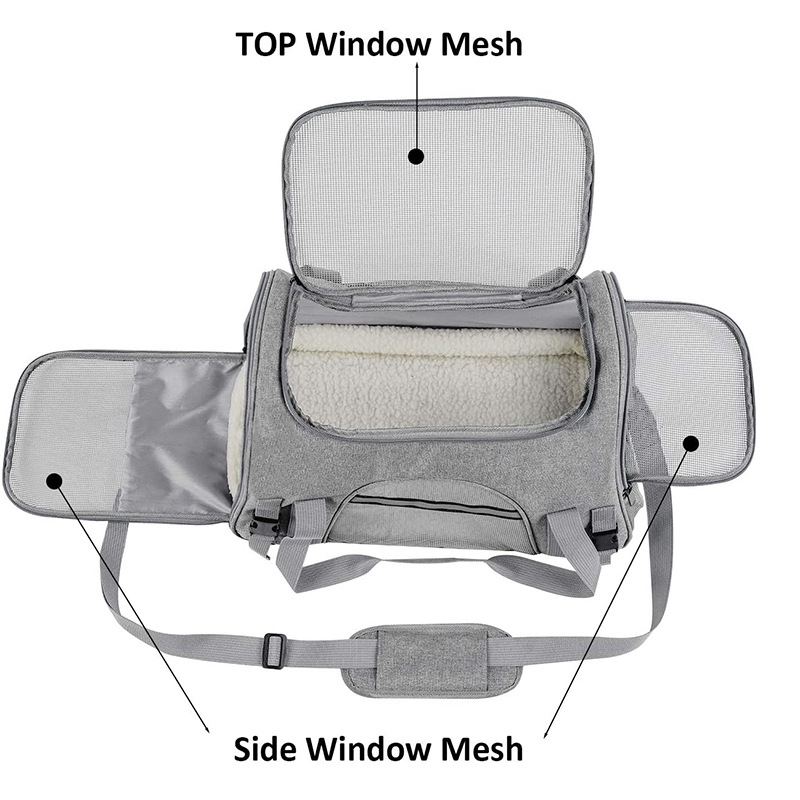 Cat bag Portable cat backpack Breathable small pet outdoor bag - view 8