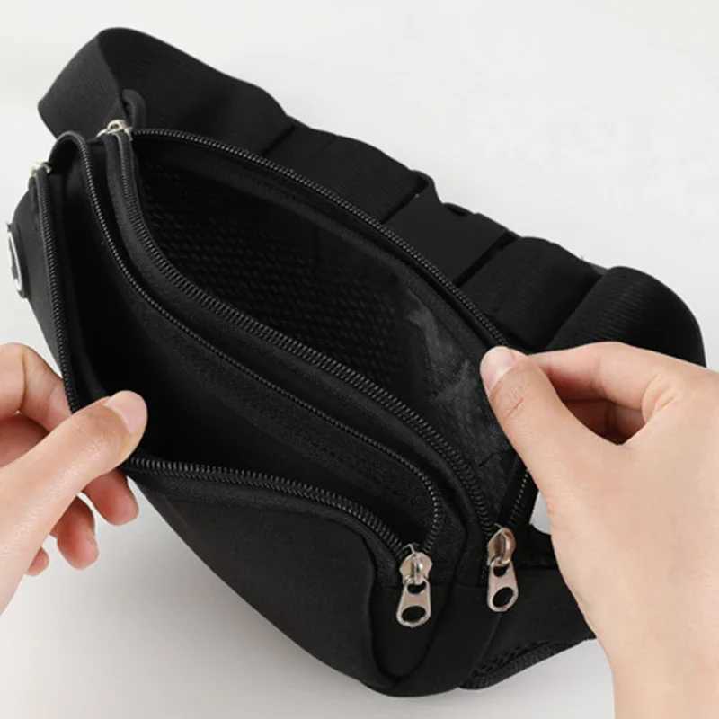 Sport Running Waist Bag Zipper Fanny Pack Adjustable For Cycle Yoga Hiking Travel Workout Walking Fishing FitnessT251128