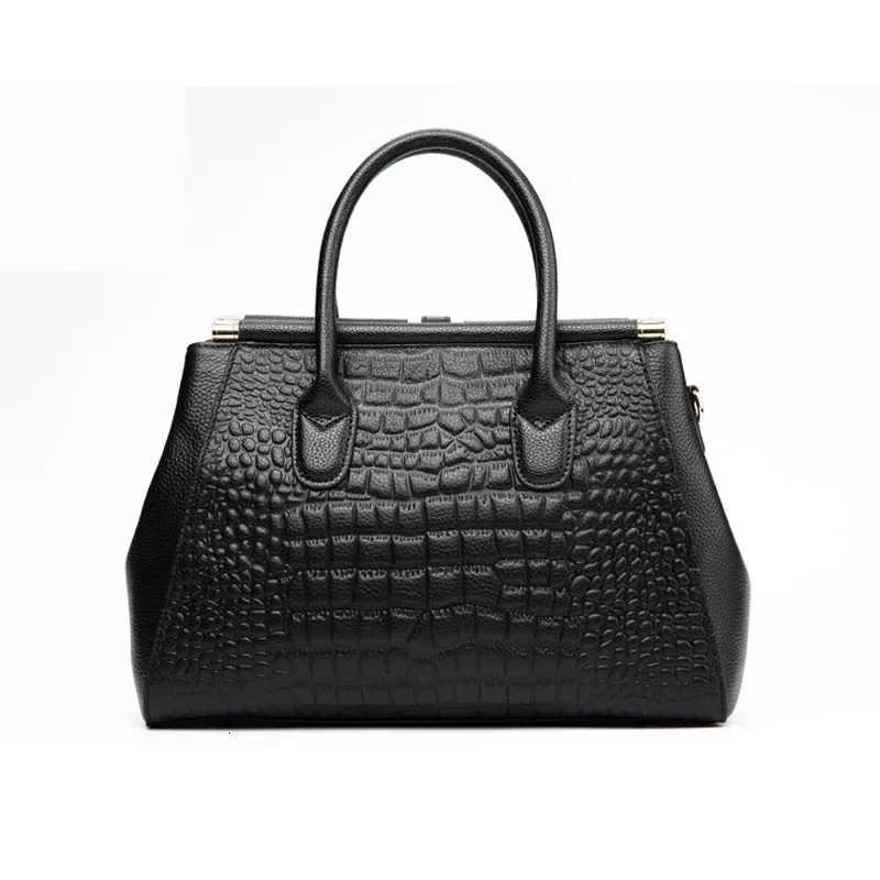 New Fashion Alligator Women Handbags Genuine Leather Shoulder Bags Female Brand Luxury Real Natural Leather Crossbody Tote Bag K251128