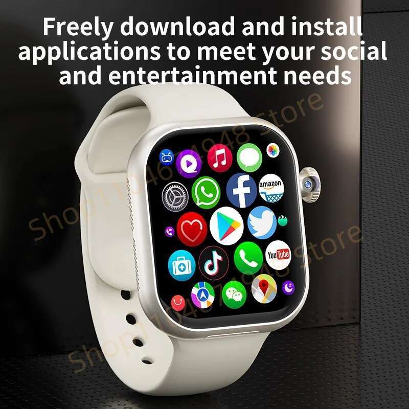 S10 Plus 4G LTE VP29 Smart 2.29inch 8MP HD Camera Tiktok Whatsapp App Store Video Calling 256GB Rom Men Smartwatch Watch