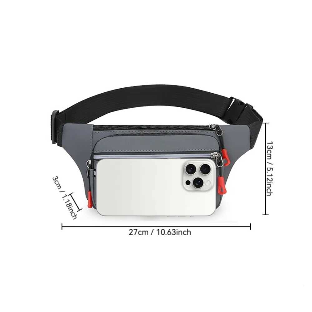 New Multifunctional Simple Fashion Waist Bag Casual Versatile Mens Outing Chest Bag Outdoor Backpack ExportT251128