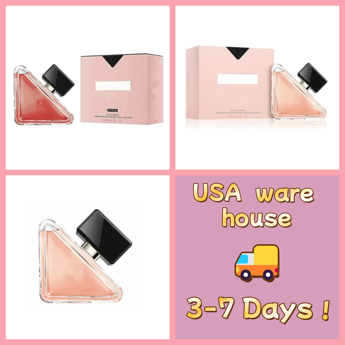 New designer Women Fragrance paradoxe virtual flower intense perfume edp vapateur spray 90ml 30ml Lady Girl Cologne Lasting Good Smell