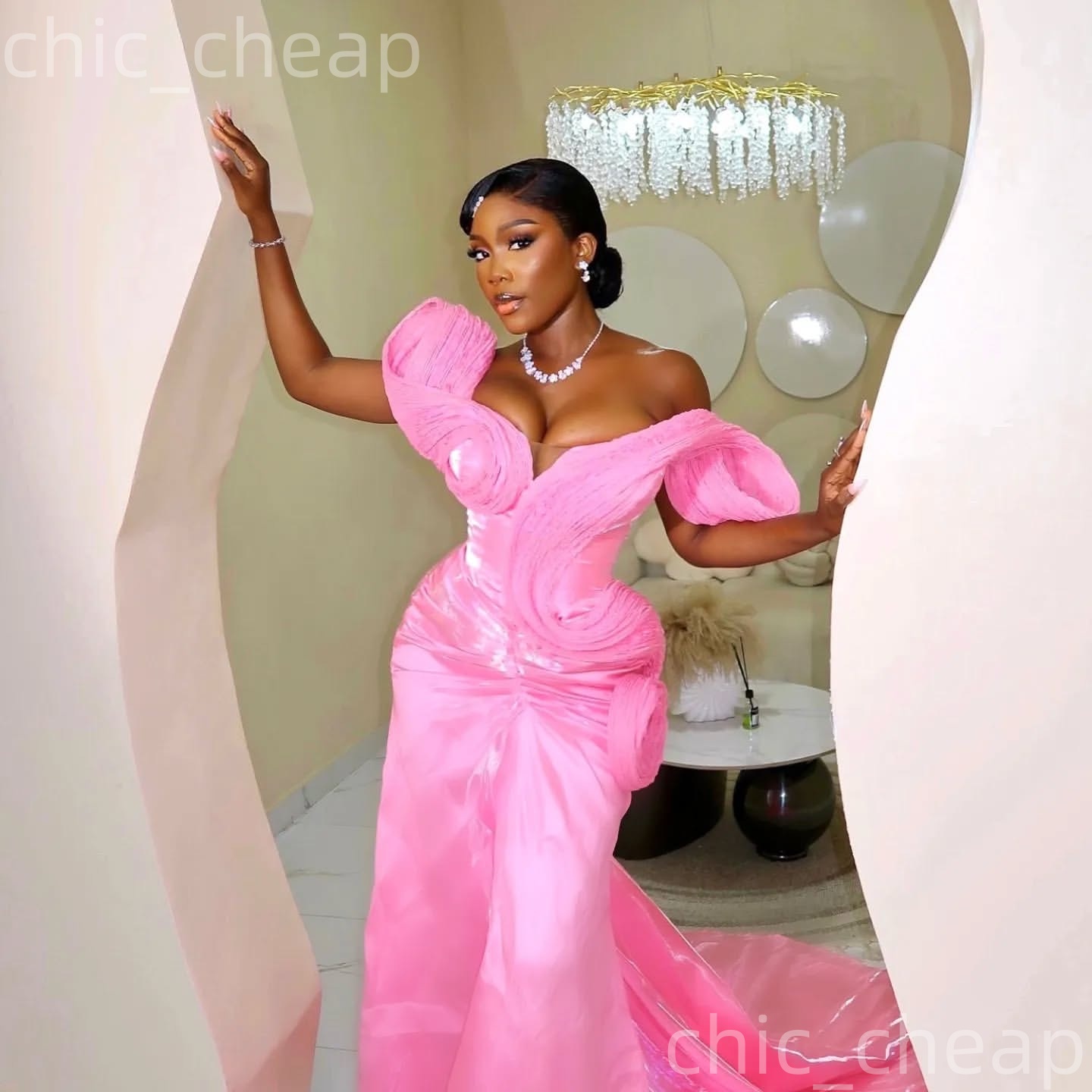 Pink Mermaid Prom Dresses 2026 Sweetheart Satin Stylish Evening Formal Party Second Birthday Engagement Gowns Plus Size Dress For Special Occasions