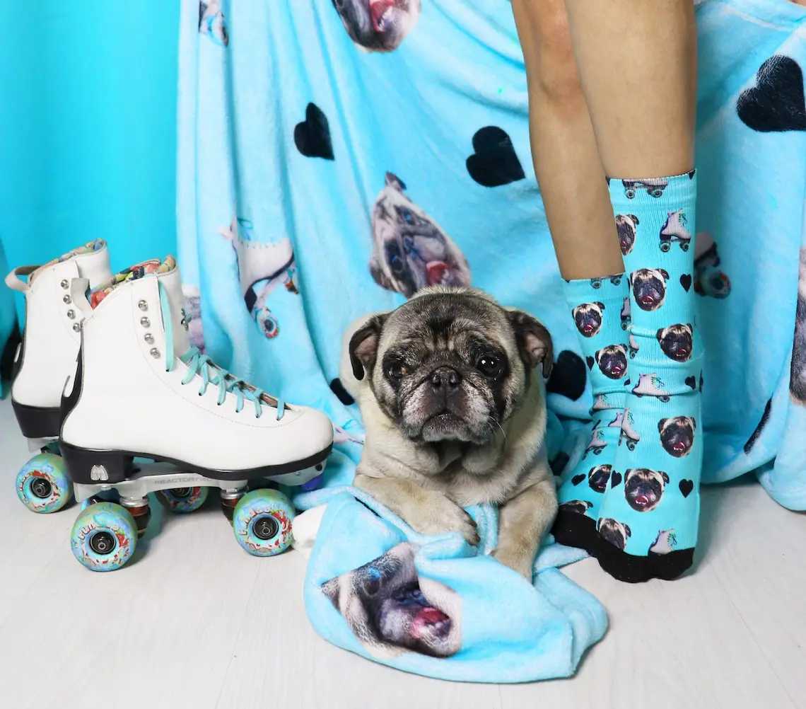 Customized pet socks personalized fashion mixed animal face happy socks 46 cm customized gift socks for men and women J251128