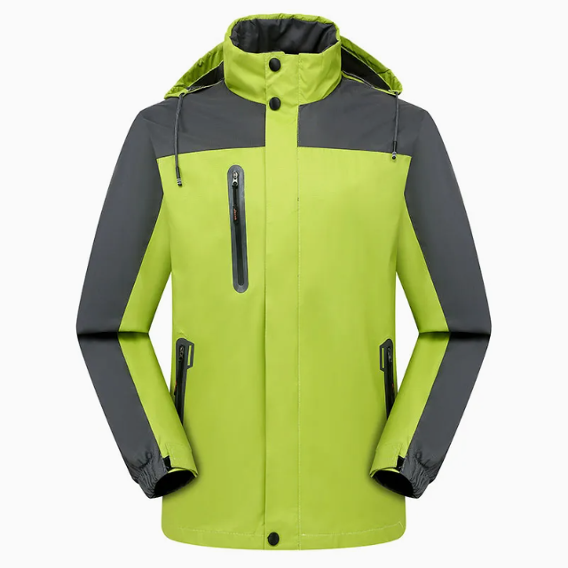 Men's Fashion Mountaineer #QC10 Jacket - Durable Windproof Outerwear for Hiking & Cycling Activities
