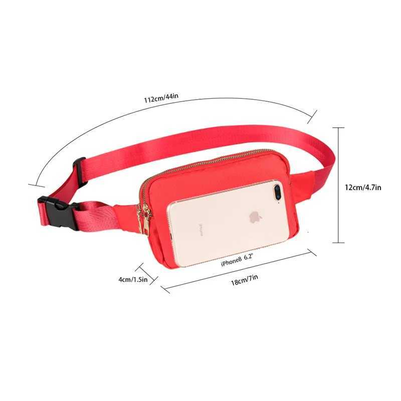 Small Waist Bag for Men and Women Fashion Zipper Chest Pack Sports Crossbody Bag Belt Bags Walking Running Waterproof Phone BagT251128