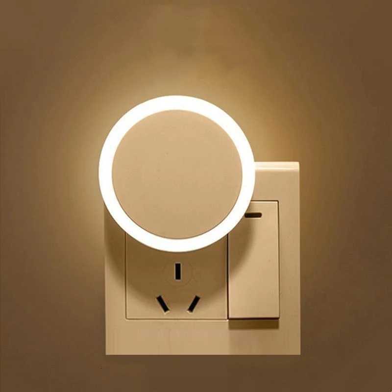 LED Light Control Sensing Lamp Night Lights EU US Plug For Baby Children Living Room Bedroom Corridor Bathroom Light Lamp M251128