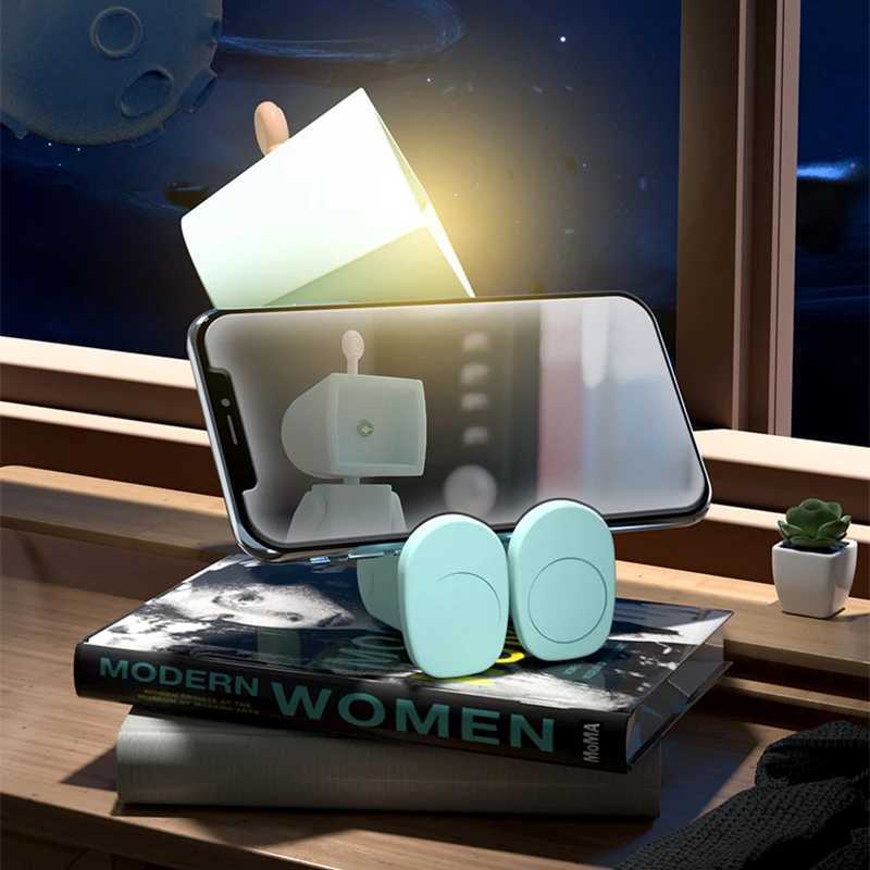 LED Night Lights Magnetic AG Battery Nights Lamp For Children Bedroom Bedside Desk Decorations Astronauts Mini Night Light M251128