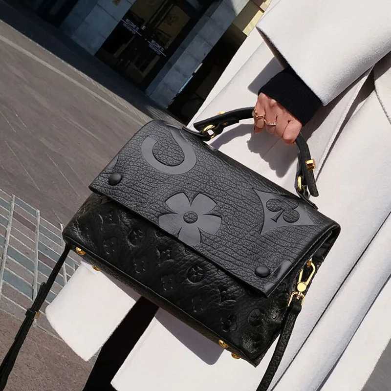2025 New Fashionable and Versatile Summer Handbag Womens Bag Genuine Leather Shoulder Cross Shoulder K251128
