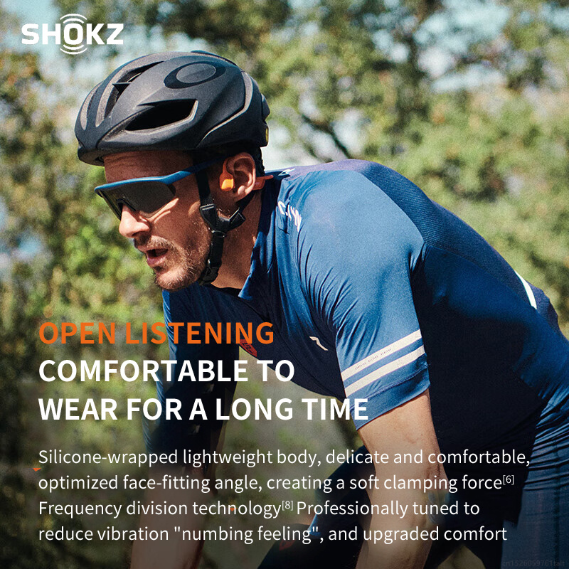 SHOKZ OpenRun Pro 2 S820 Bone Conduction Headphones Wireless Bluetooth 5 3 Earphones Noise Reduction Open Cycling Music Earbuds - view 5