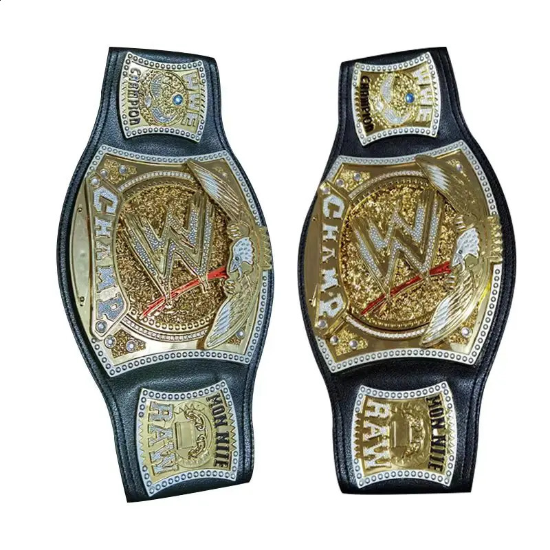 Wrestler Championship Belts Action Characters Figure Toys Occupation Wrestling Gladiator Cosplay Boy Birthday Gift 250427