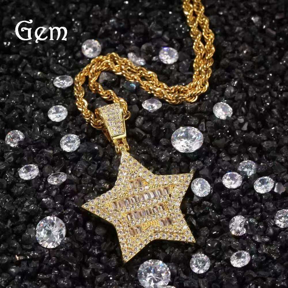 J Letter Round Cut Studded Moissanite VVS Customized Pendant Full Iced Hip Hop Style Unique Pendants Charms