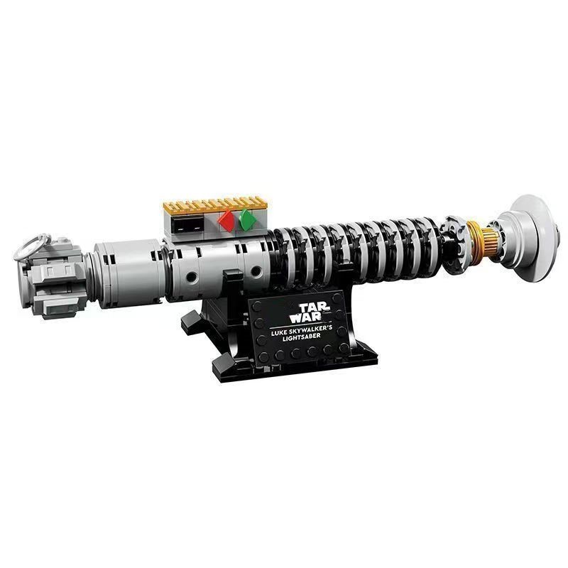 Moc Star Wars Luke Skywalker's Lightsaber 145pcs Building Blocks Children's Educational Puzzle Assembly Building Blocks Toy Gift Gift In Sto