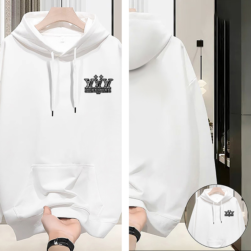 Designer Men's Hoodies Fashion Brand Cotton Warm Thickened High Quality Autumn Winter Oversized Reversible Retro Streetwear Y2k Zip Up Hoodie Jac