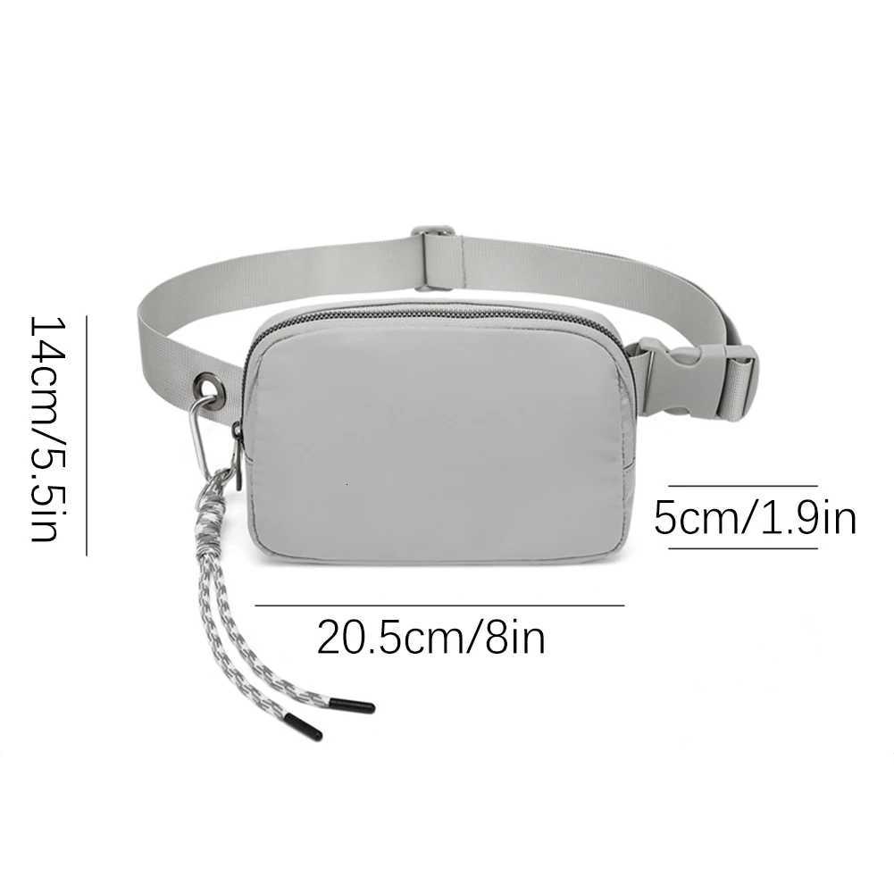 Sport Waist Bag Women Fanny Pack Wide Belt Handbag Shoulder Bag Wallet Pouch Portable Phone Gym Jogging Cross-Body PocketT251128