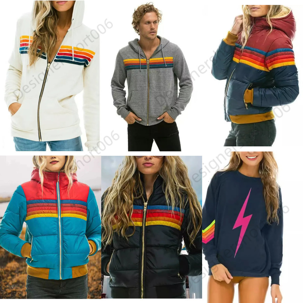 Aviaters Nation Hoodie Sweater Zip Up Womens Yoga Sweatshirt Loose Pants Designer hoodie Long Sleeve Sports Tracksuit Rainbow Lightning Avator Nation Jacket f99 7