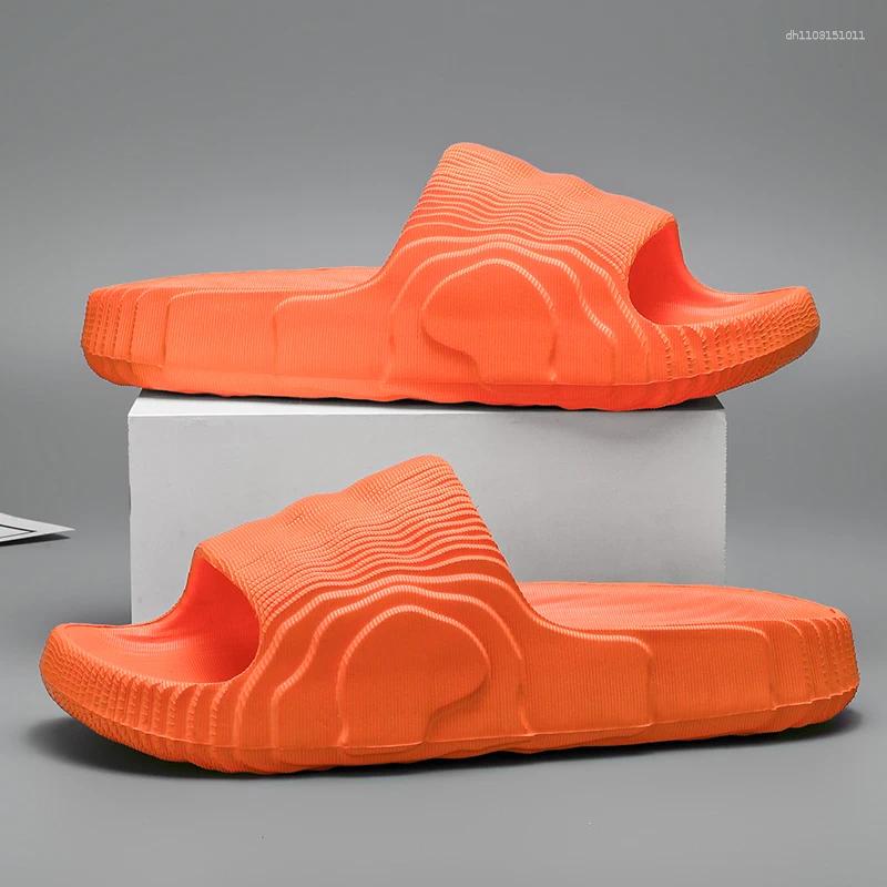 Slippers Man Fashion Sandals Solid Beach Non Slip Soft Unisex Slides Women Luxury Outdoor Ultralight Shoes