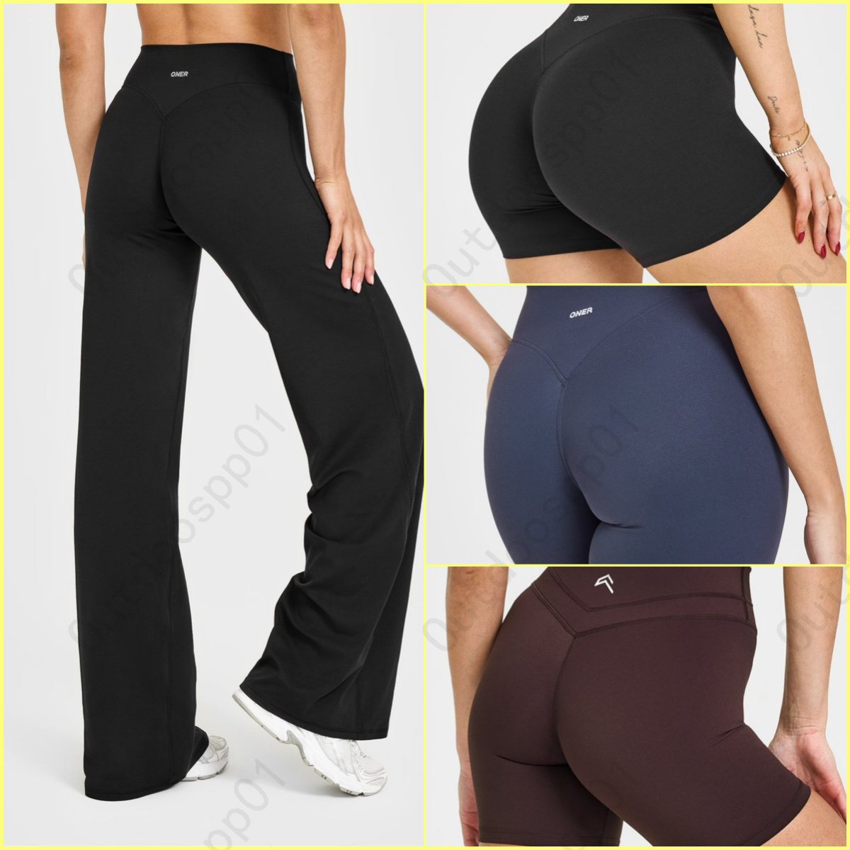 The new Oner straight-leg pants loose and soft yoga wide-leg pants autumn and winter pilates running fitness high-waist straight-leg pants yoga trousers
