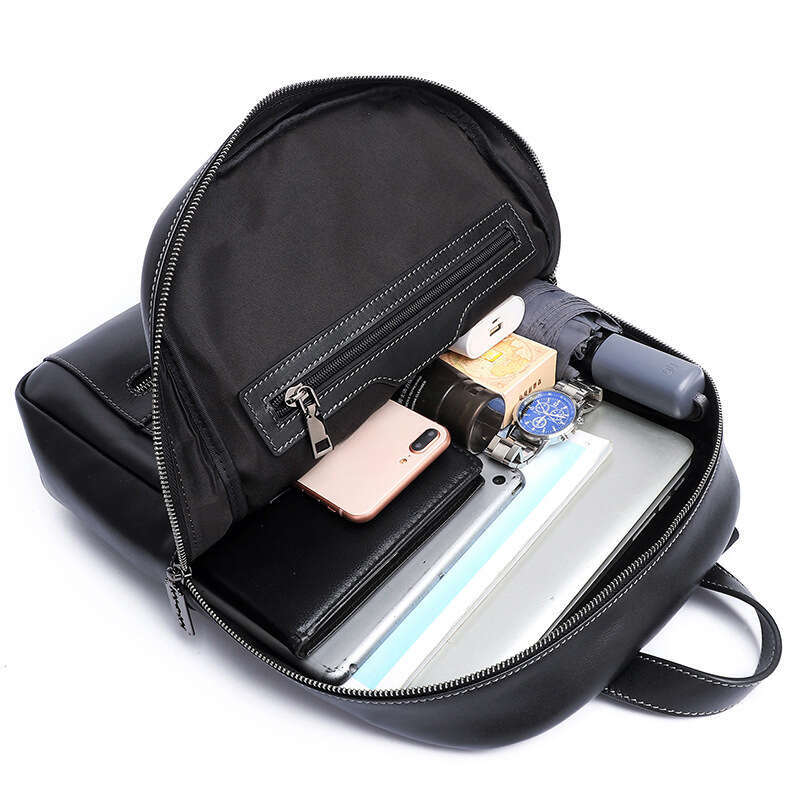 Luxury Bag Designer New Leather Large Capacity Multifunctional Backpack Top Layer Cowhide Business Casual Men S Laptop Bag Trendy