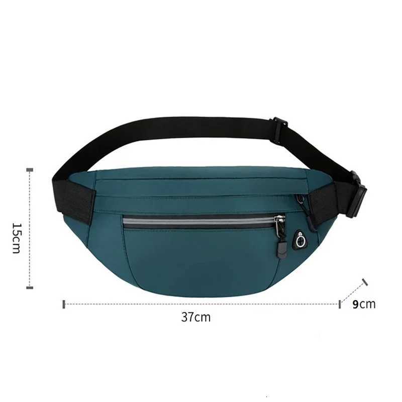 New Simple and Fashionable Waist Bag Casual and Versatile Sports Chest Bag For Men and Women Dail Running Mobile Phone BagT251128