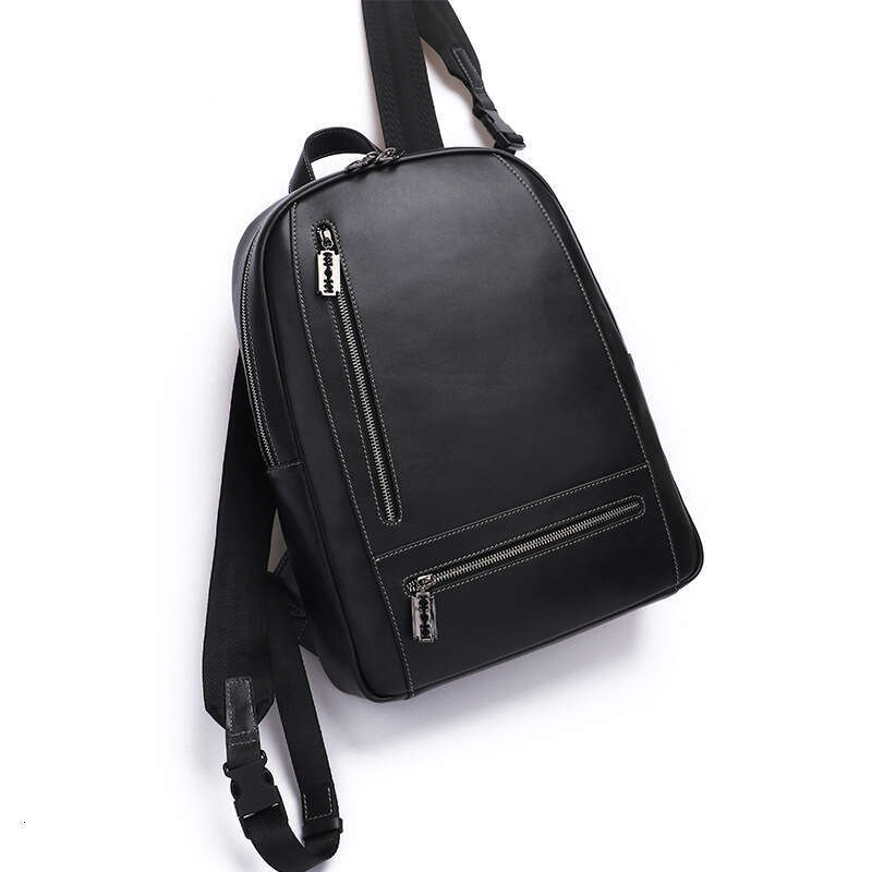 Luxury Bag Designer New Leather Large Capacity Multifunctional Backpack Top Layer Cowhide Business Casual Men S Laptop Bag Trendy