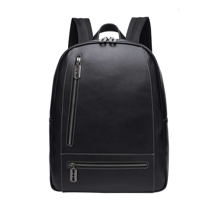 Luxury Bag Designer New Leather Large Capacity Multifunctional Backpack Top Layer Cowhide Business Casual Men S Laptop Bag Trendy