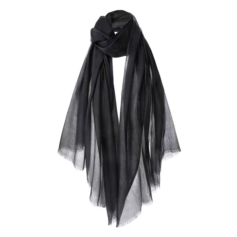 K560 Wholesale solid color Inner Mongolia water-soluble cashmere scarf women's summer air-conditioned room outdoor solid color ring cashmere suns