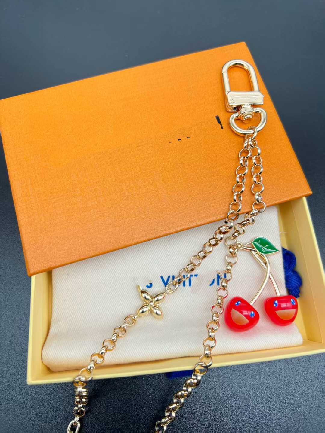 2025 Women's New Fashion Chain Bag - Cherry Blossom Long Chain, Cherry Long Chain Z251128