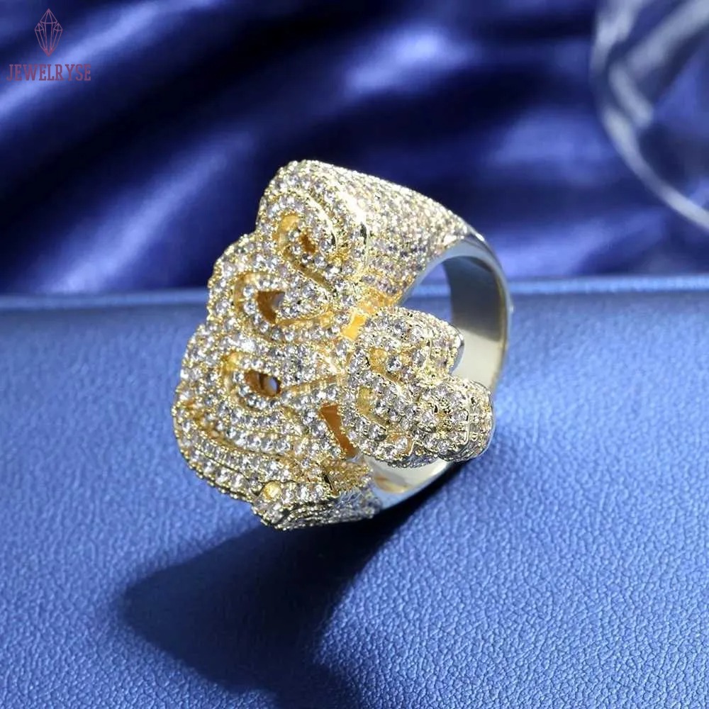 GRA Pass Diamond Tester 925 Sterling Silver Hip Hop Jewelry New Style VVS Diamond Moissanite Men Ring Allah