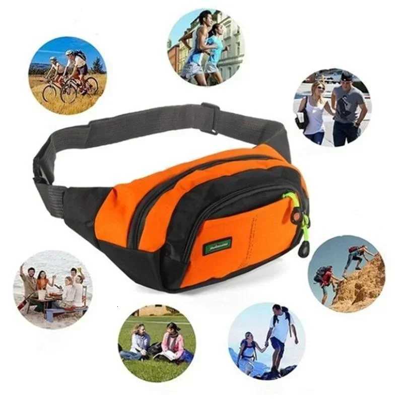 Waterproof Waist Bag - Phone Belt Bags for Men Women Outdoor Sports Multifunctional Cycling Running Gym Fanny PackT251128