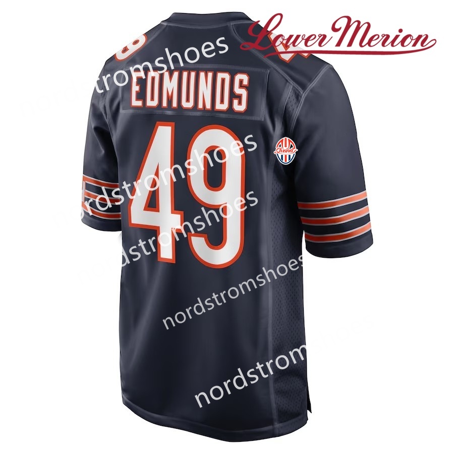 Orange shirt Cheap Personalized Custom Football Jersey jerseydetective store Men's Chicago youth white navy Custom Game Jersey
