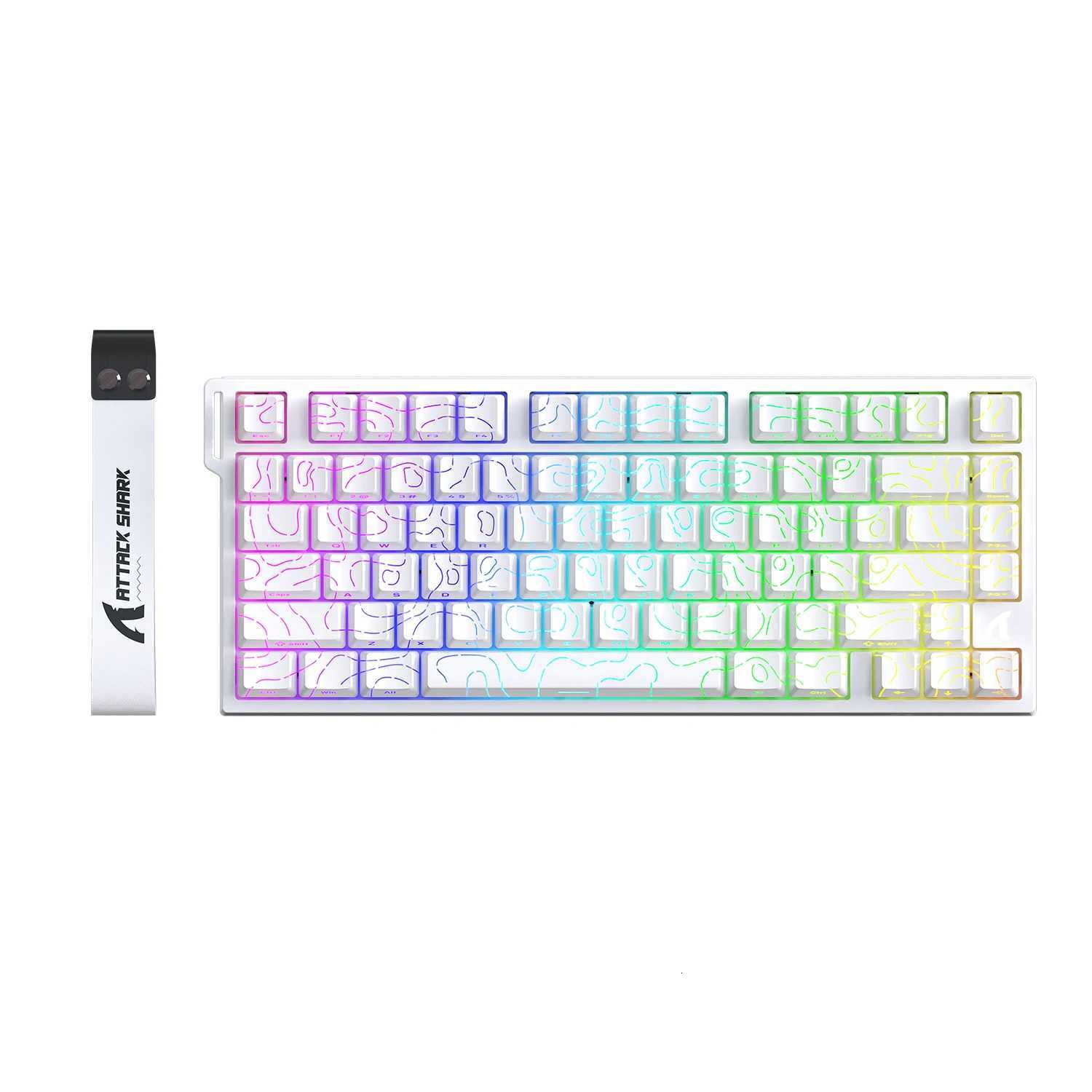 ATTACK SHARK R82 HE Wired 75 Magnetic Keyboard 8000Hz Rapid Trigger 0005mm Actuation RGB Gaming KeyboardM251128 - view 3