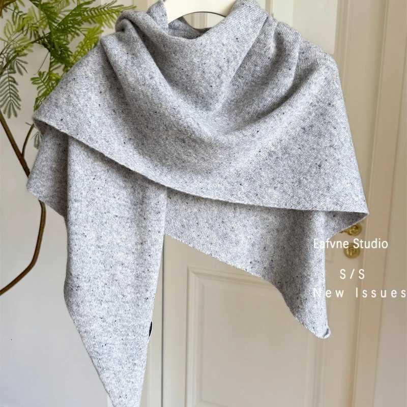 Janese 100 Wool Long Triangle Scaf Elegant Oversized Women Big Shl Knited Scarves Popular trip Party Scarf 180cmXJ251128