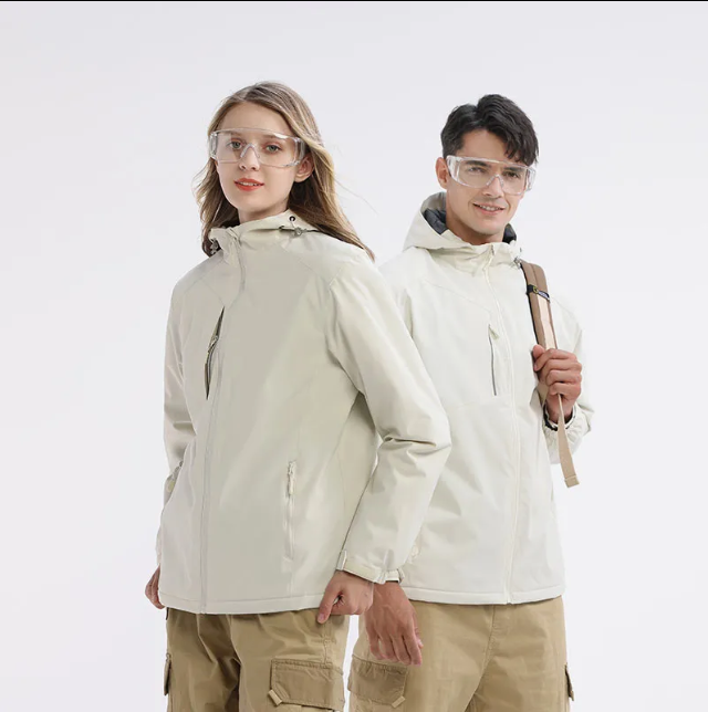 Men's Fashion Mountaineer #QG97 Jacket - Durable Windproof Outerwear for Hiking & Cycling Activities