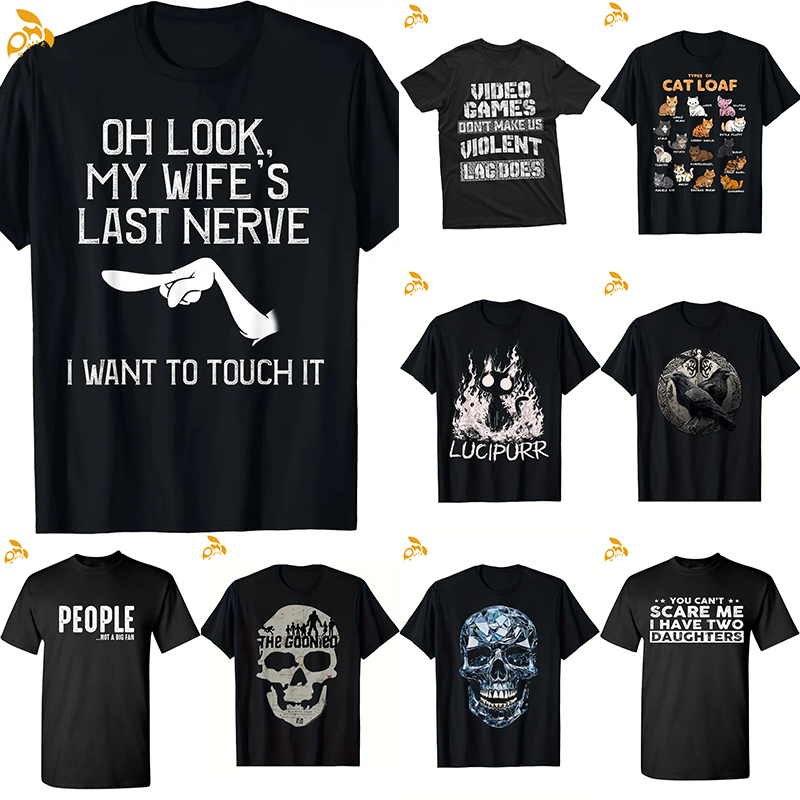Free Shipping Designer Oversize Men's Women's shirt Customized tees Short Sleeve Round neck comfortable Halloween and Christmas gifts