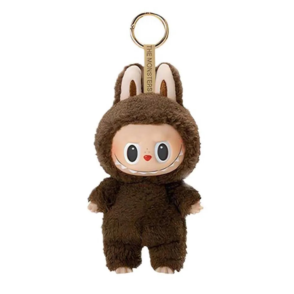 Hot anime figures Bag Charm 17cm Keychain Labubu Action Figure Mignon Mysterious Box Toys Pvc Doll and Hobbies Ornements Kid Keychain