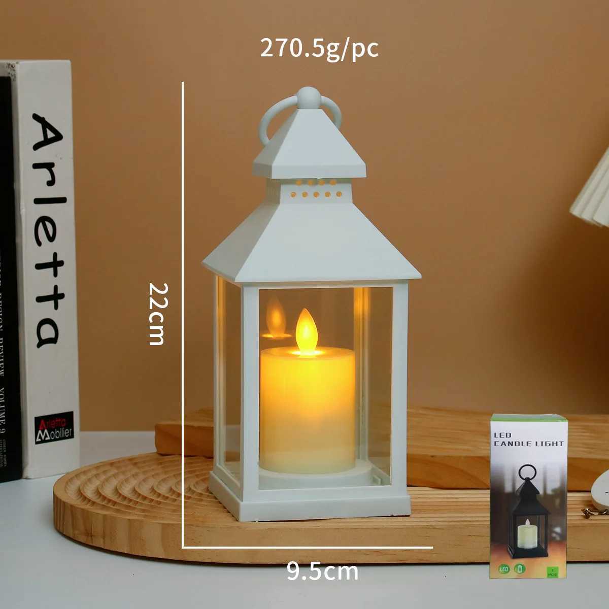 Portable LED Candle Lamps Night Camping Tent Lanterns Outdoor Garden Desk Holiday Atmosphere Retro Night Light Decorative Lamps M251128
