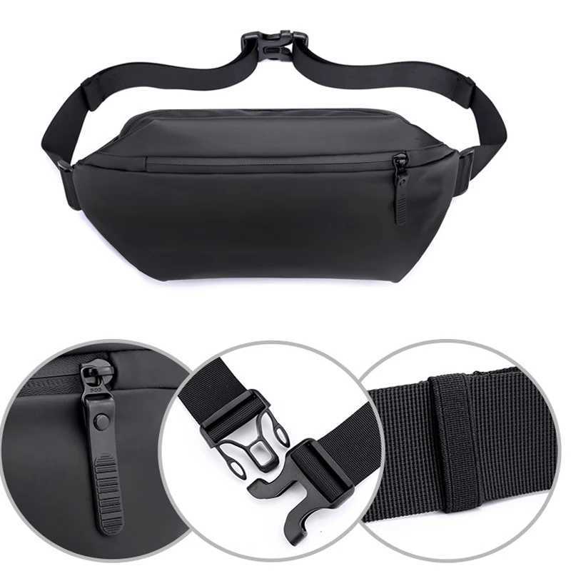 New Outdoor Casual Fashion Waist Bag Mens Shoulder Crossbody Bag Multi-purpose Waterproof Travel Chest Portable and DurableT251128