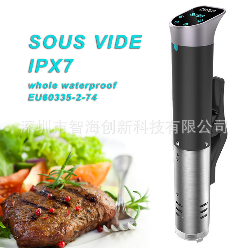 New Waterproof Household Intelligent Low Temperature Cooking Stick Small High Power SOUSVIDE Constant Temperature Vacuum Slow Cooking 210719