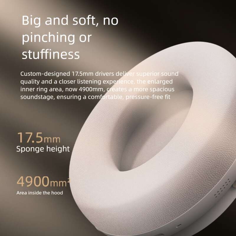 Famous Brand Designer Niche New ANC Active Noise Headphones & Earphones Eliminate HiFi High Quality Wireless Bluetooth Headphones