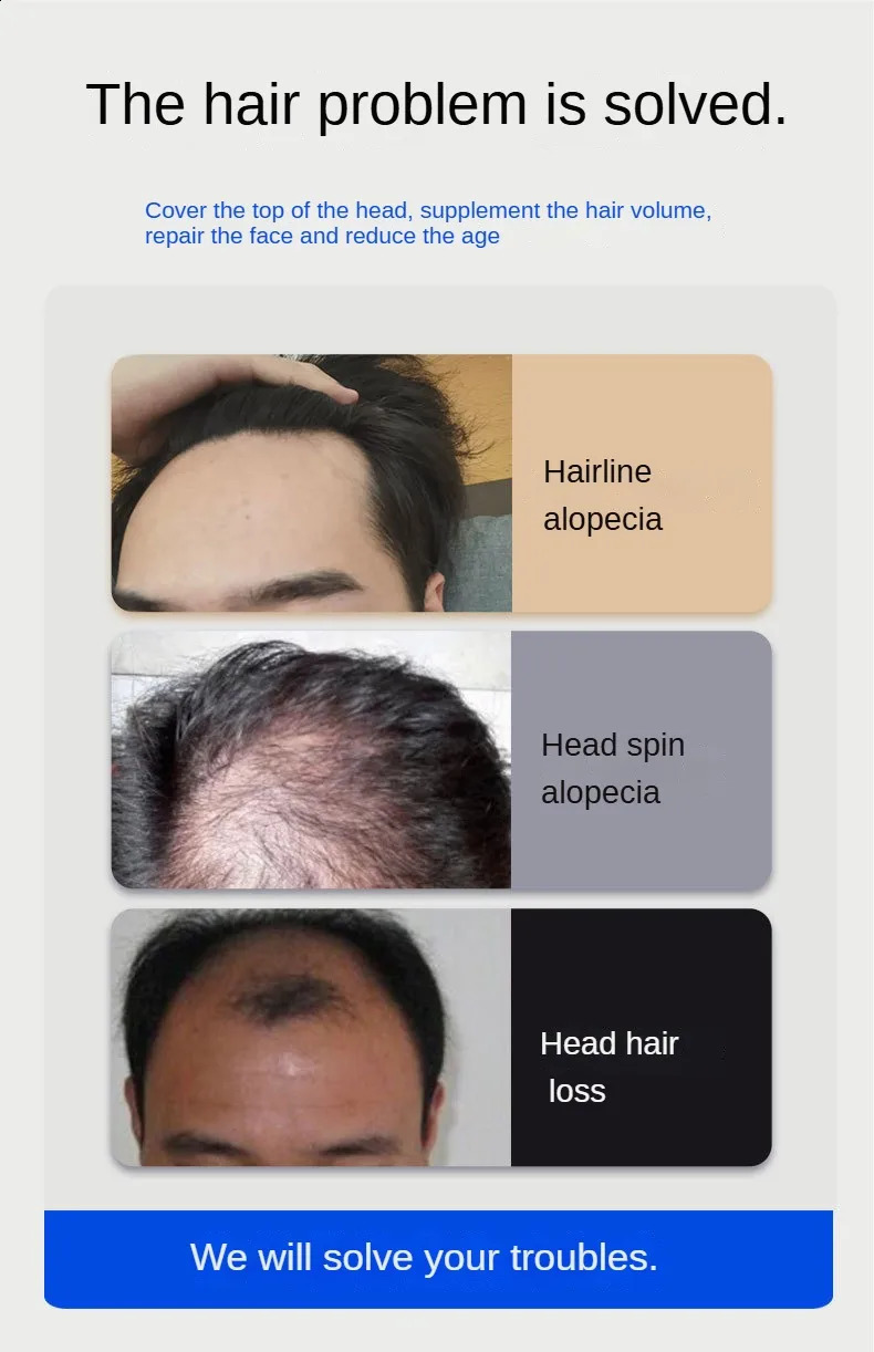 Clips on Mens Hair Wig Male Human Hair Toupee for Men Topper Real Hair Wig Replacement Block Overhead Natural Mens Wig Piece 250428