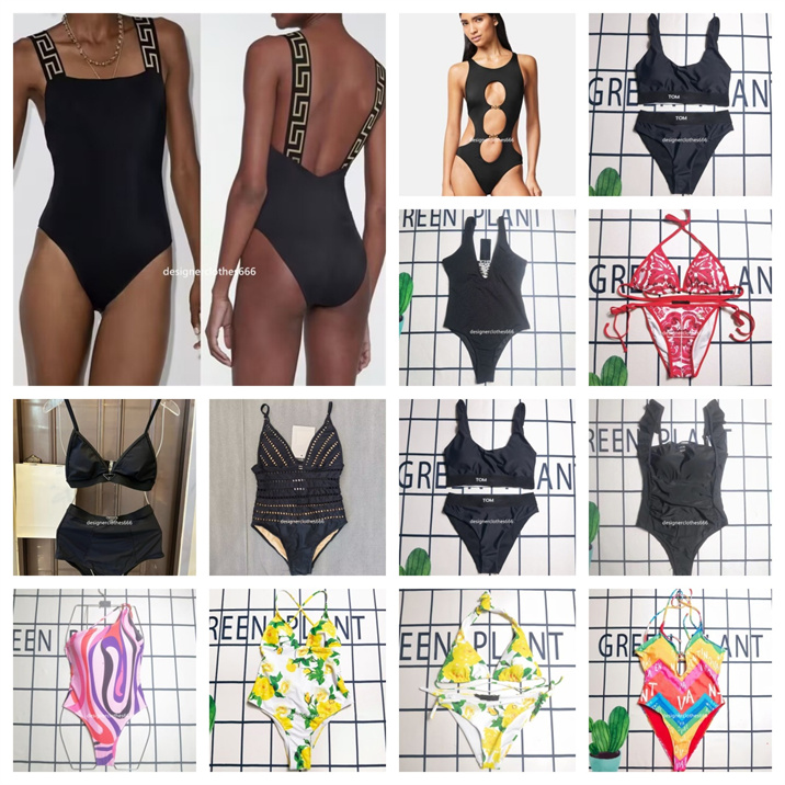 Summer fashion trends designer women's bikinis beach swimsuits high-waisted textile women's swimsuits and sexy backless women's bikini sets size s-xl D22