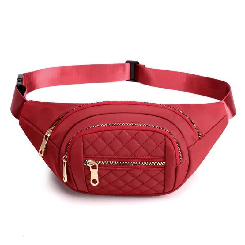 Simple Nylon Waist Bag Multi Zipper Chest Bag Casual Crossbody Fanny Pack For Outdoor Sport Running Hiking CyclingT251128