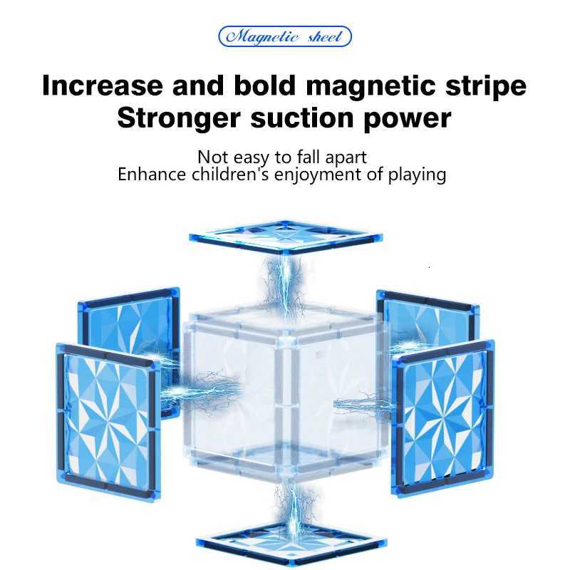 Kids Toys Magnetic Tiles Frozen Set Classroom Essentials Toddler Magnet Building Toys Preschool Montessori Learning Games for Y251128